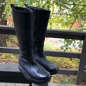 Tall boots leather boots